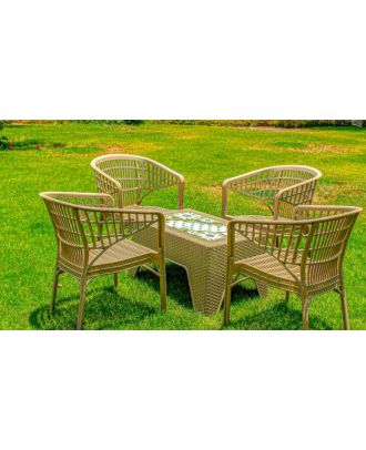 Outdoor furniture set, 4 Chairs and Table - S 32