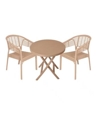 Outdoor furniture set, 4 Chairs and Table - S 36