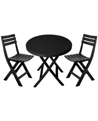 Beach Set, 2 Chairs and Table - S 4