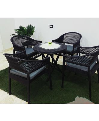 Outdoor furniture set, 4 Chairs and Table - S 40