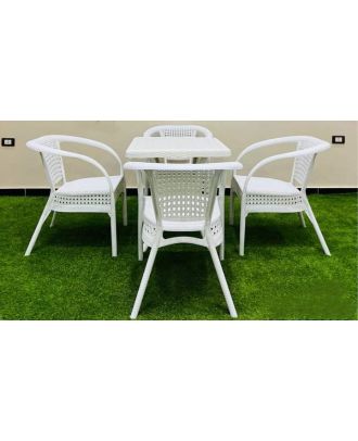 Outdoor furniture set, 4 Chairs and Table - S 42