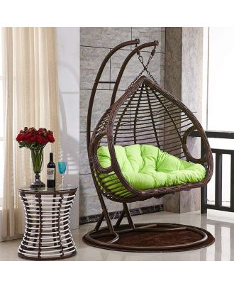 Swing chair and table, Brown*White - SH-125