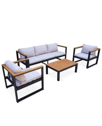 Outdoor set sofa, 2 chairs and table - SH-146