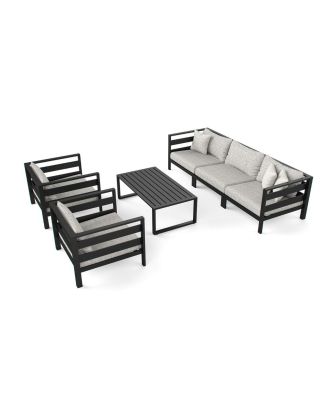 Outdoor set - sofa, 2 chairs and table - SH-149