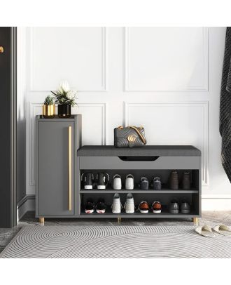 Shoe Rack, Gray - SR01011