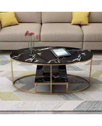 Coffee table, Gold*Black - st15