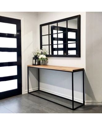 كونسول مع مرايا 120سم - اسود*بيج  - st171