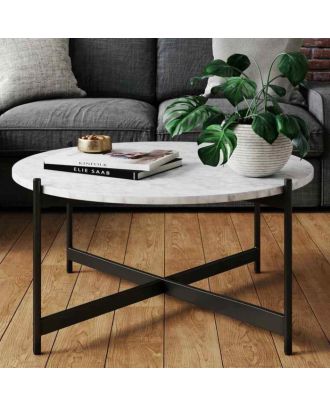 Coffee table, Black/White - st181