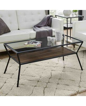 Coffee table, Brown/Black - st203