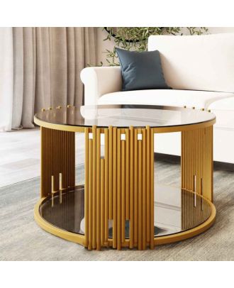 Coffee Table, Gold, 45*80cm - st215