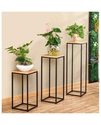 ترابيزة جانبية 3 قطع - اسود*بيج - st30