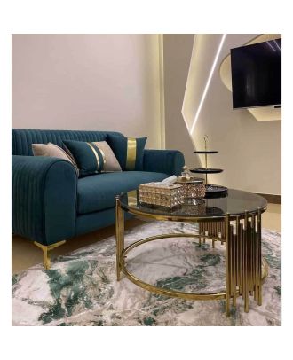 Coffee table, Gold/Black - st4