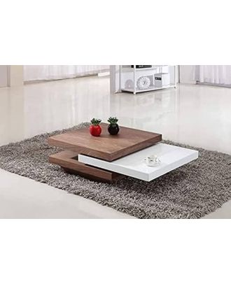 Coffee Table, White*Brown - TART-T18