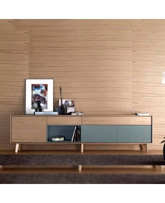 وحدة تلفزيون،  بني/رمادي - 150*55سم - tv034