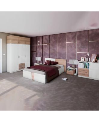 Bedroom 5 pieces, wooden - URL 91
