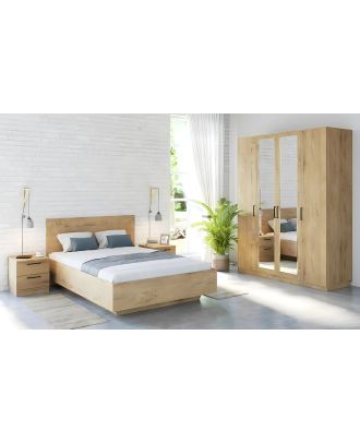 Bedroom 4 pieces, wooden - URL 92