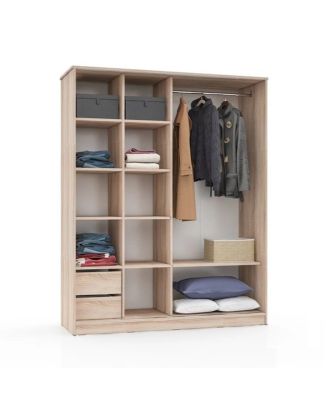 Dressing 160 cm, wooden - WOOD 02