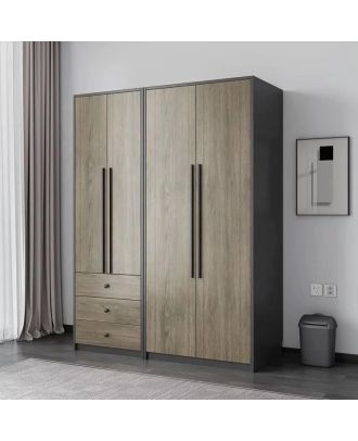 Wardrobe 150*200 cm, wooden - WOOD 072