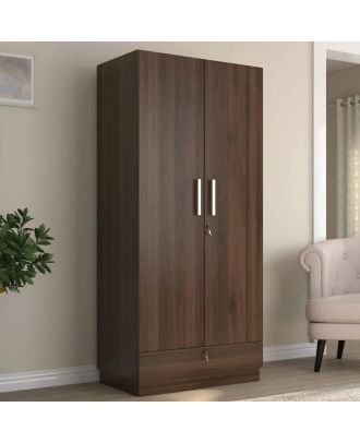 Wardrobe 200*100 cm, brown - WOOD 140