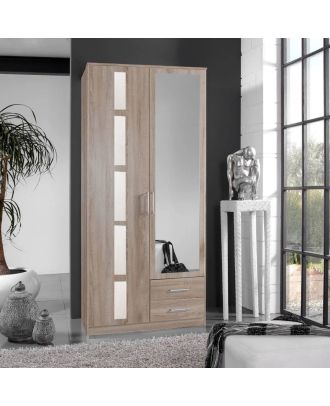 Wardrobe 50*100 cm, beige - WOOD 82