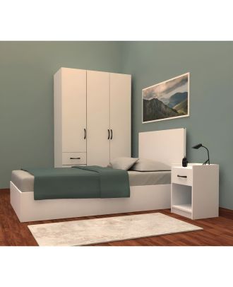 غرفة نوم 3 قطع - ابيض - Z32